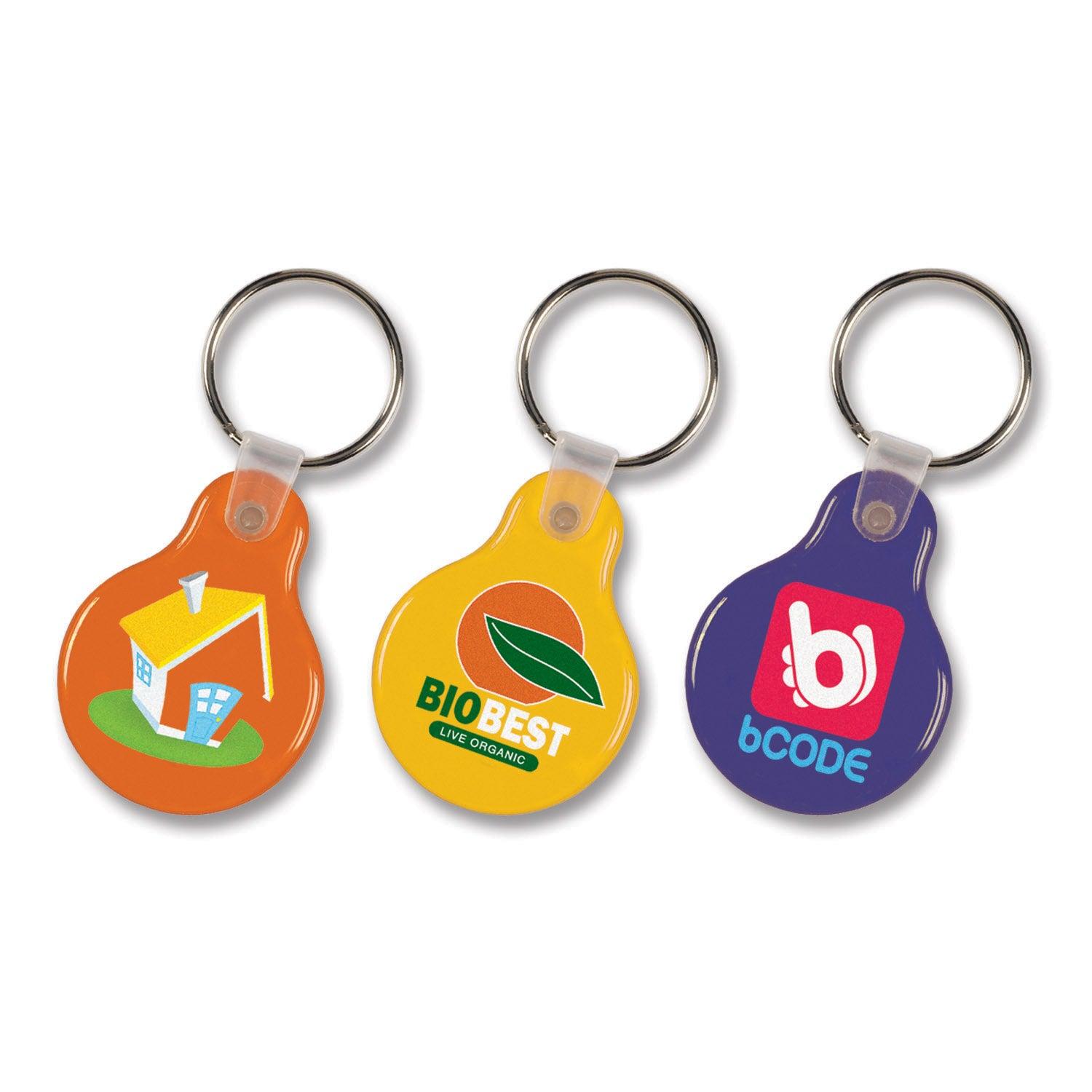 Flexi Resin Key Ring - Round - 104337-0