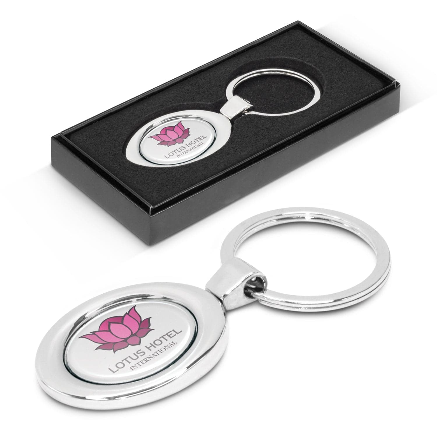 Oval Metal Key Ring - 105659-0