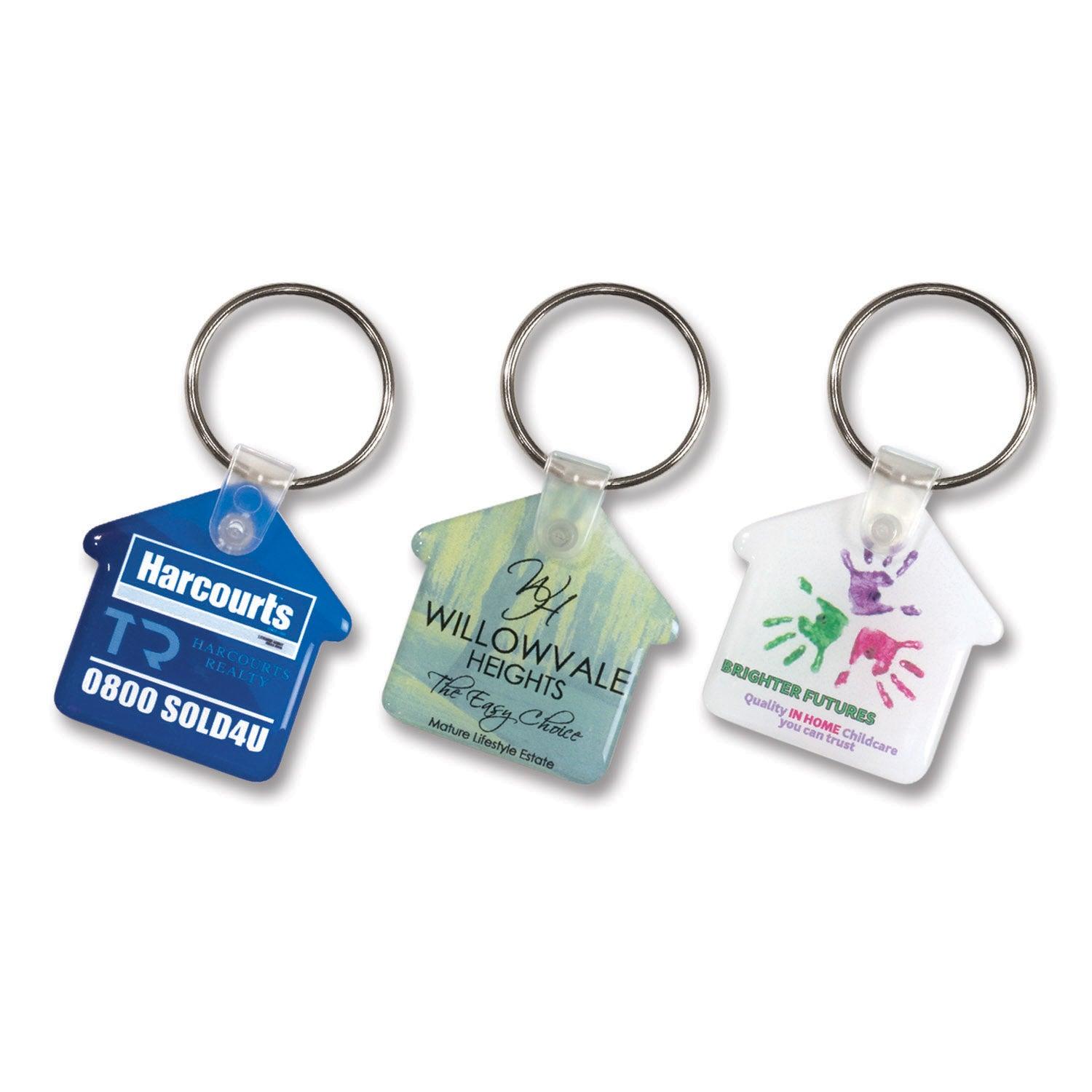 Flexi Resin Key Ring - House - 105796-0