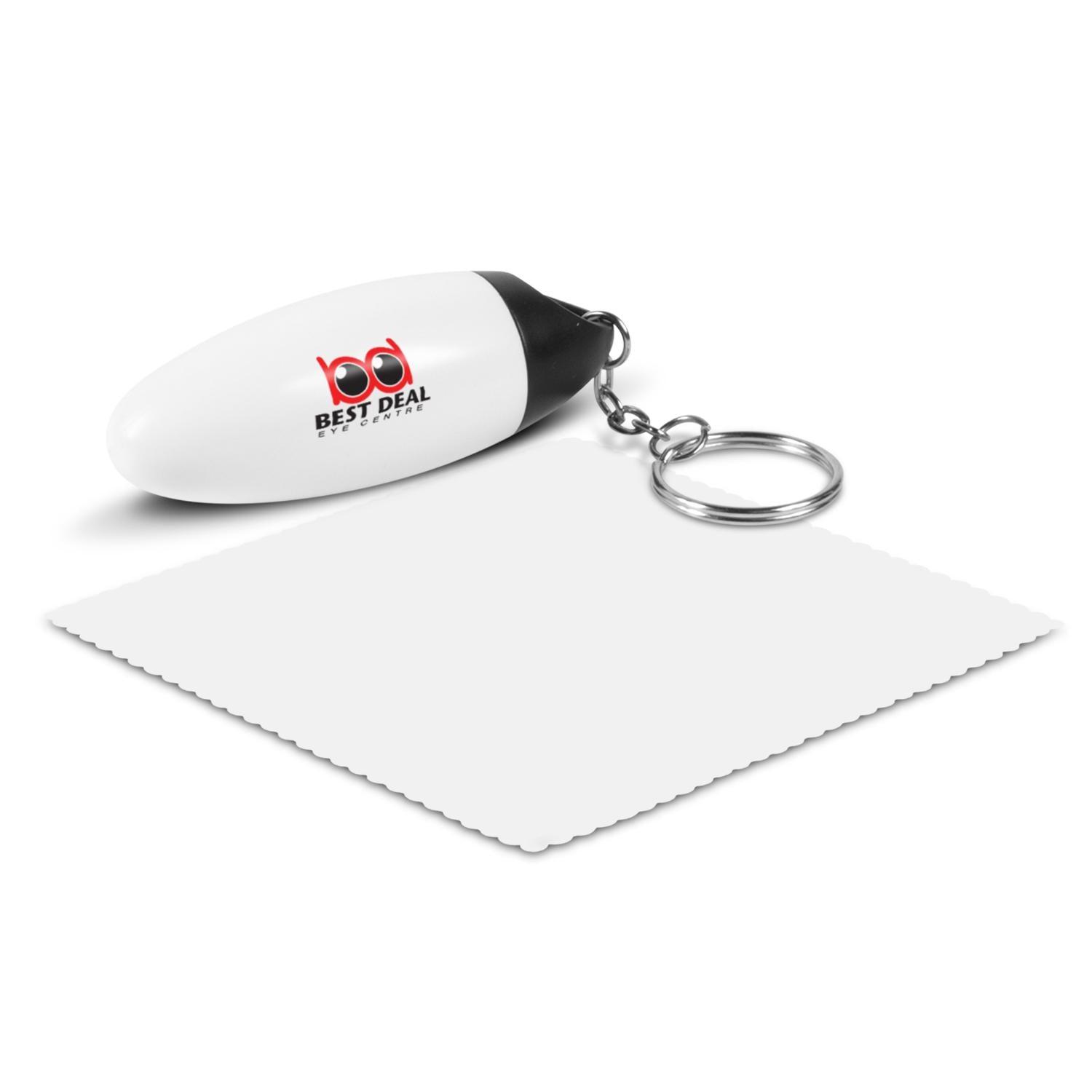 Microfibre Cloth Key Ring - 107573-0