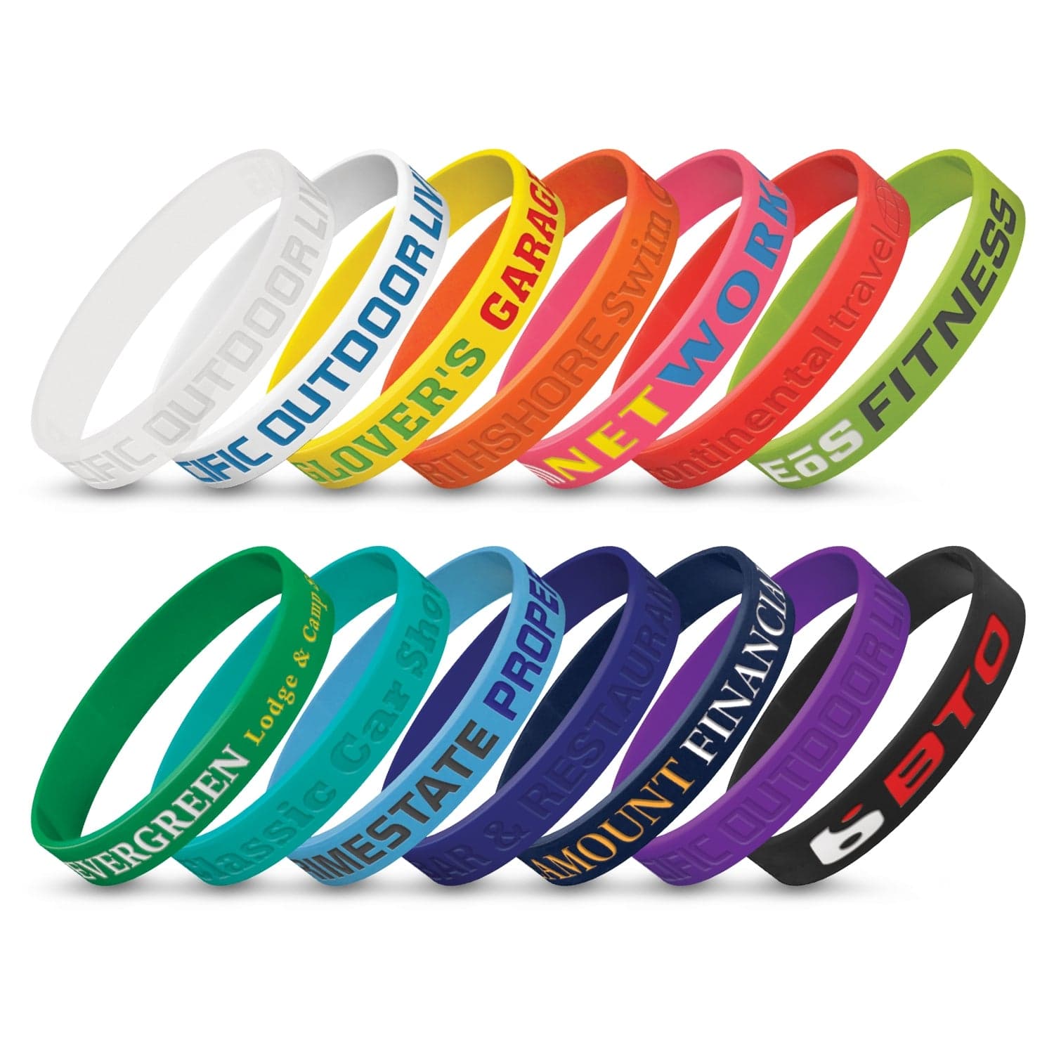 Silicone Wrist Band - Debossed - 112805-0