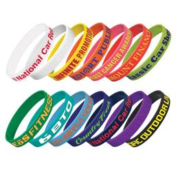 Silicone Wrist Band - Embossed - 112806-0