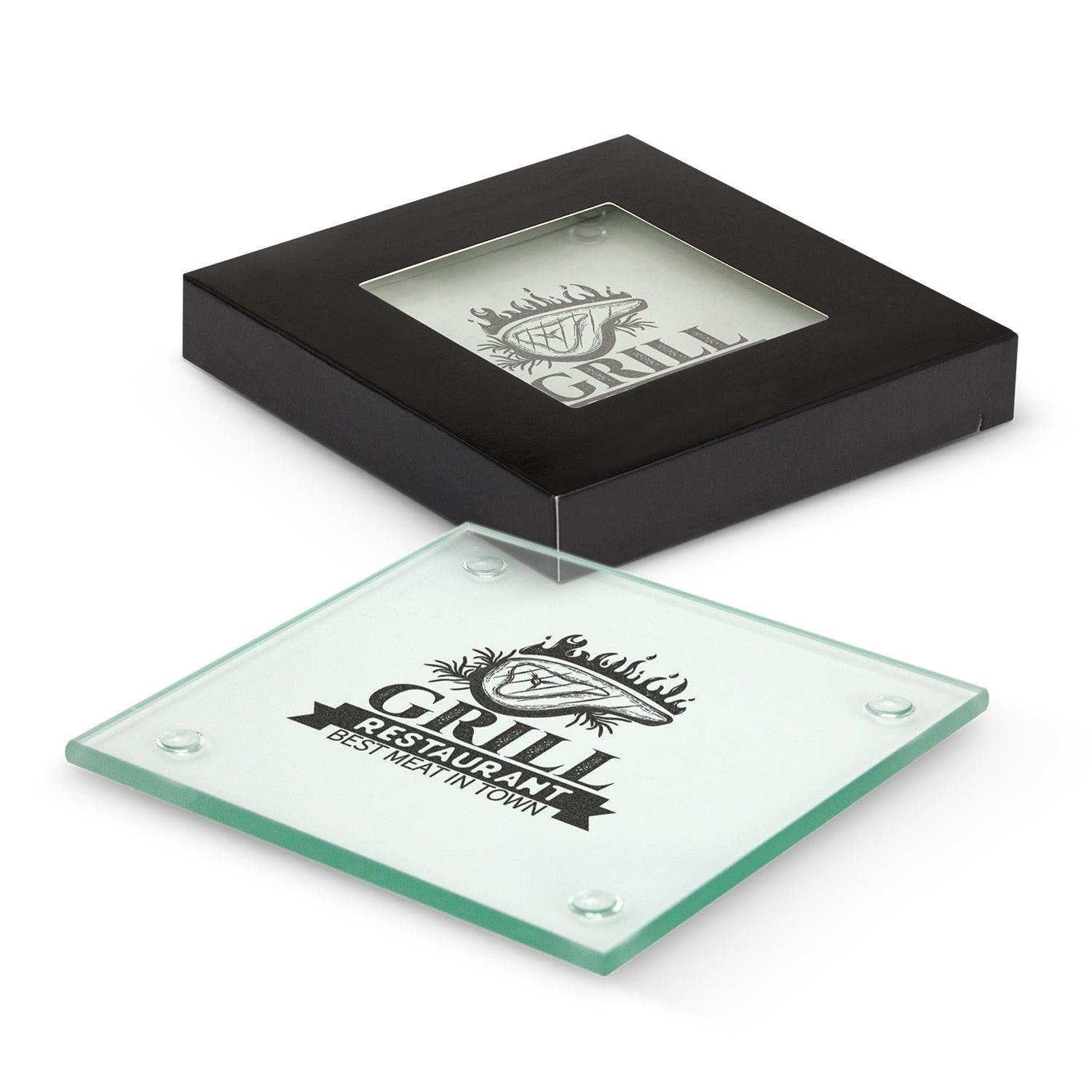 Venice Glass Coaster Set of 2 - Square - 116394-0