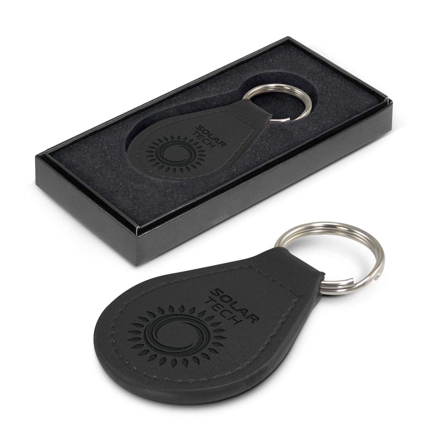 Prince Leather Key Ring - Round - 116759-0