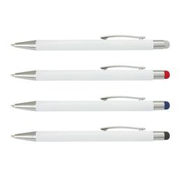 Lancer Stylus Pen - White Barrel - 117120-0