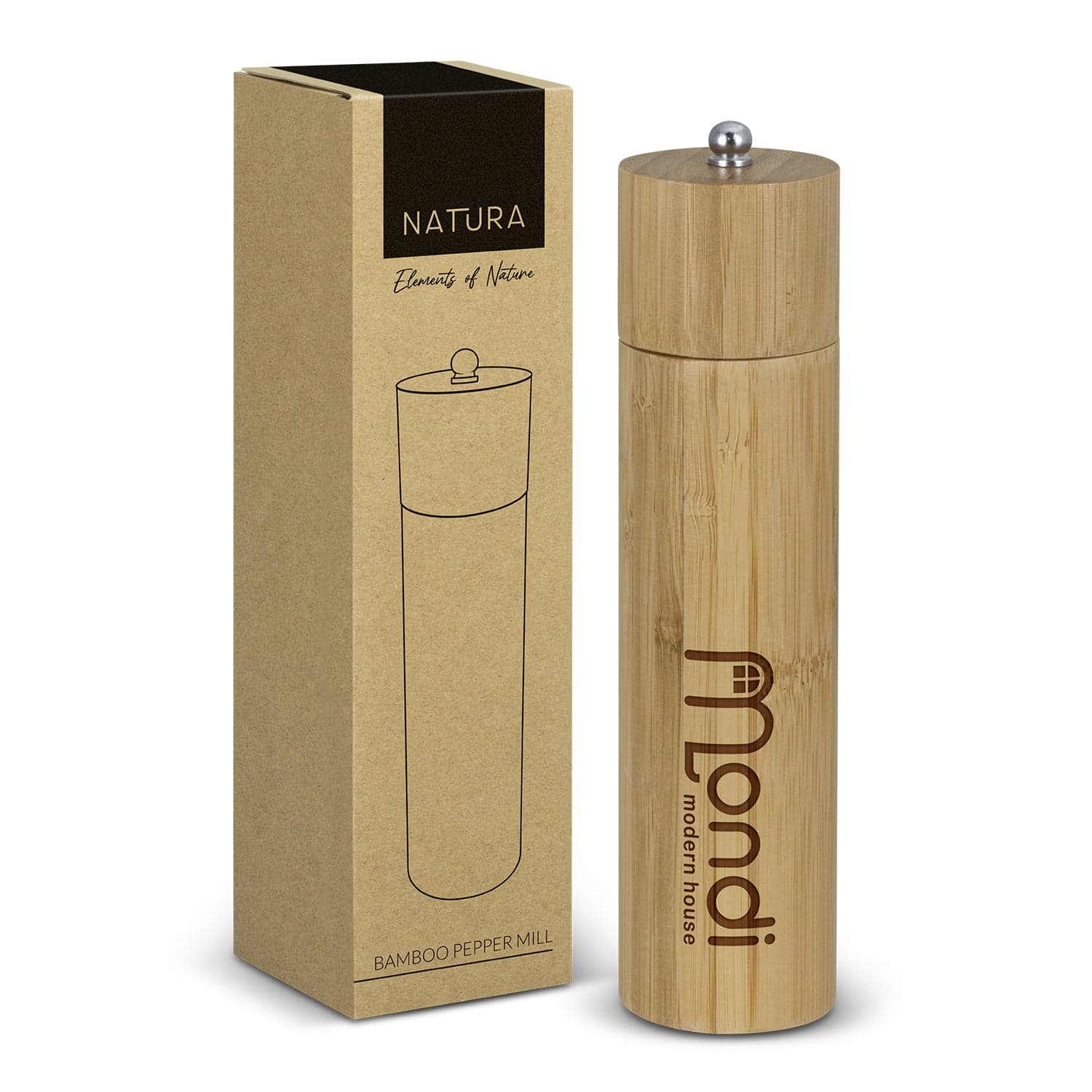 NATURA Bamboo Pepper Mill - 122272-0