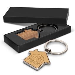 Santo House Shaped Key Ring - 123015-0