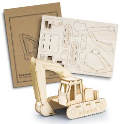 BRANDCRAFT Excavator Wooden Model - 124035-0