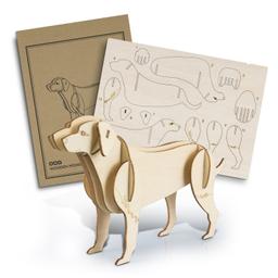 BRANDCRAFT Dog Wooden Model - 124042-0