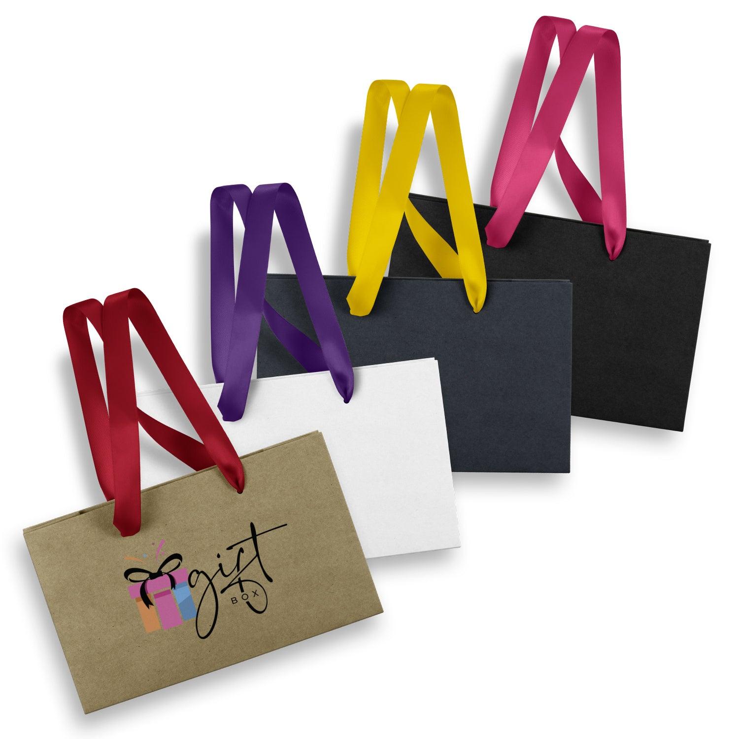 Small Ribbon Handle Paper Bag - 125056-0