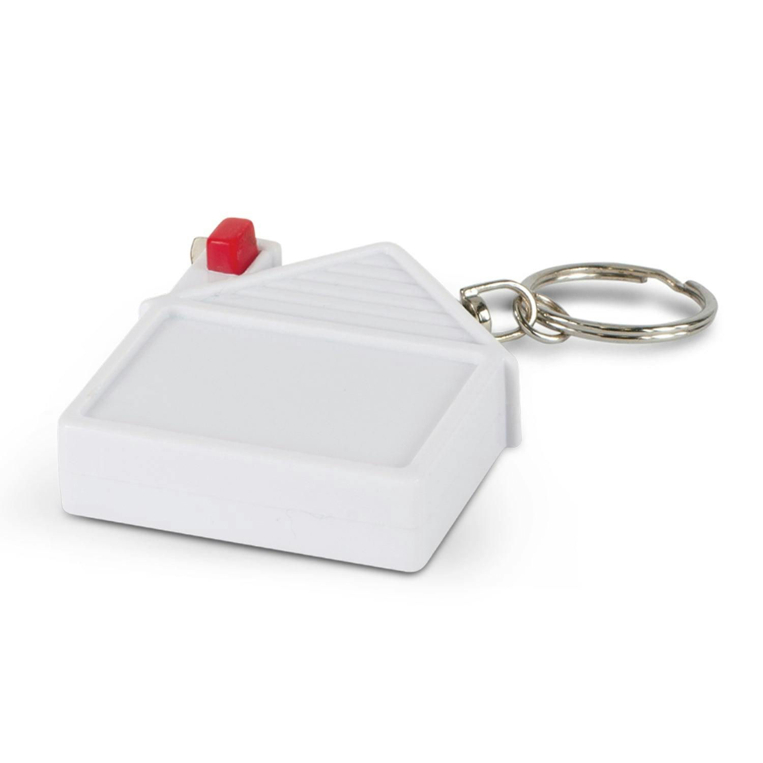 House Tape Measure Key Ring