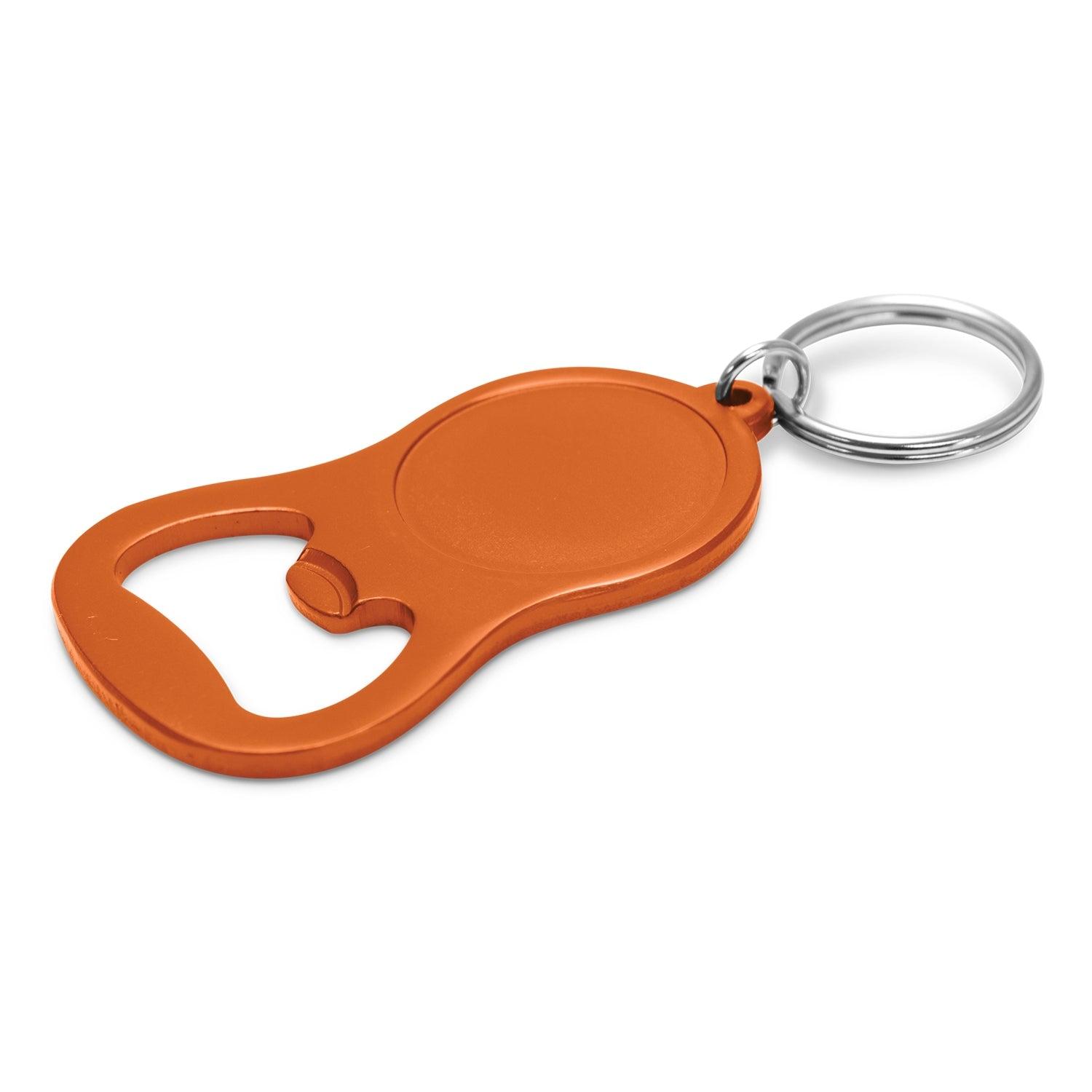 Chevron Bottle Opener Key Ring