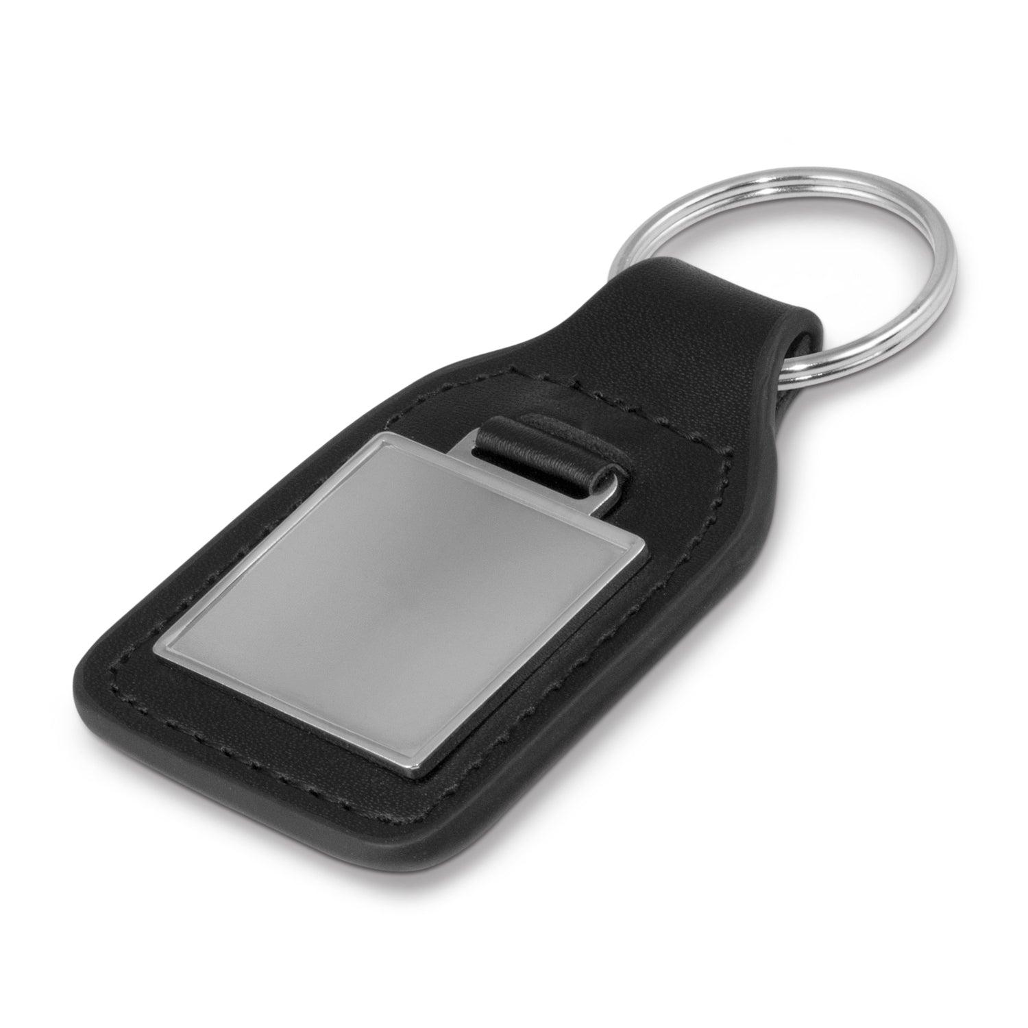 Baron Leather Key Ring - Square