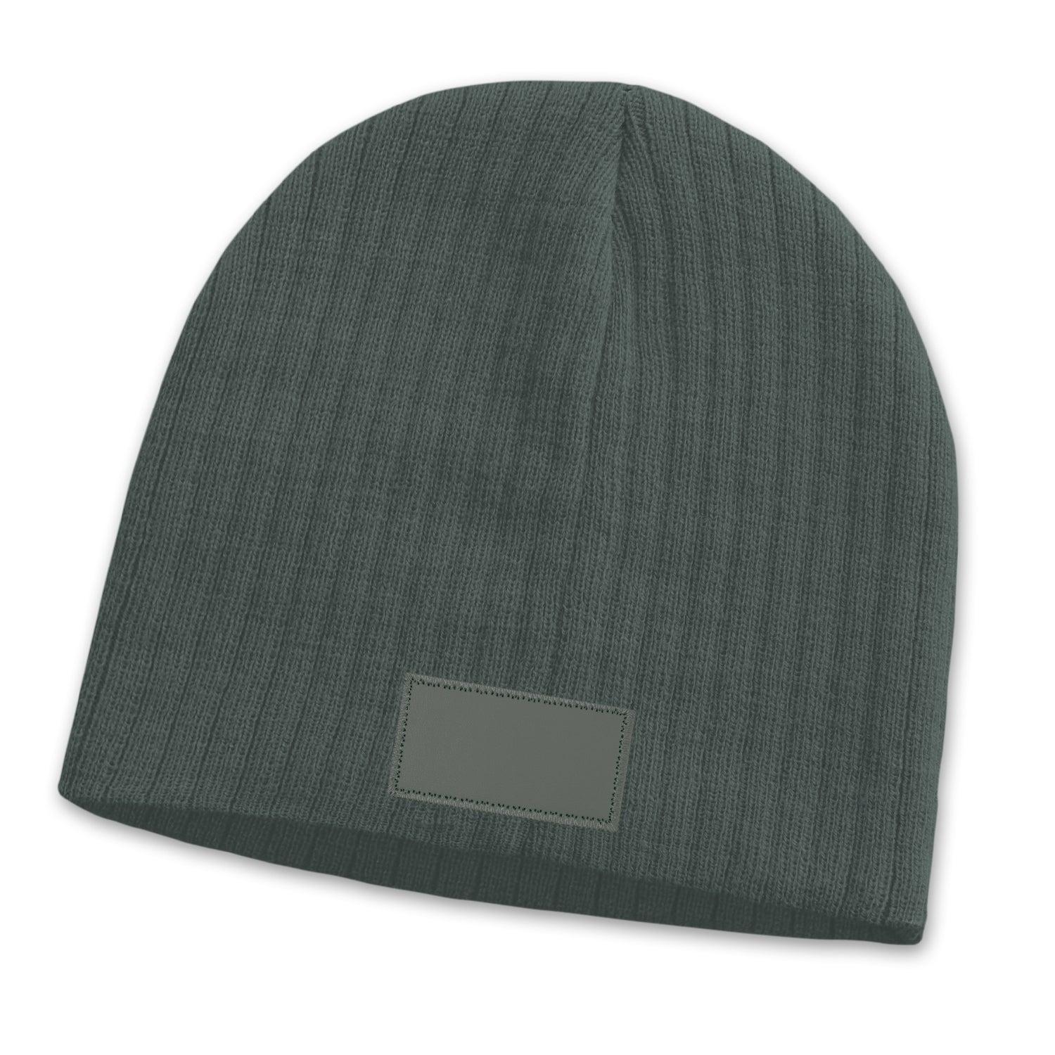 Nebraska Cable Knit Beanie with Patch