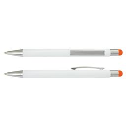 Lancer Stylus Pen - White Barrel