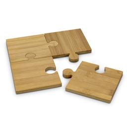 NATURA Puzzle Coaster Set of 4