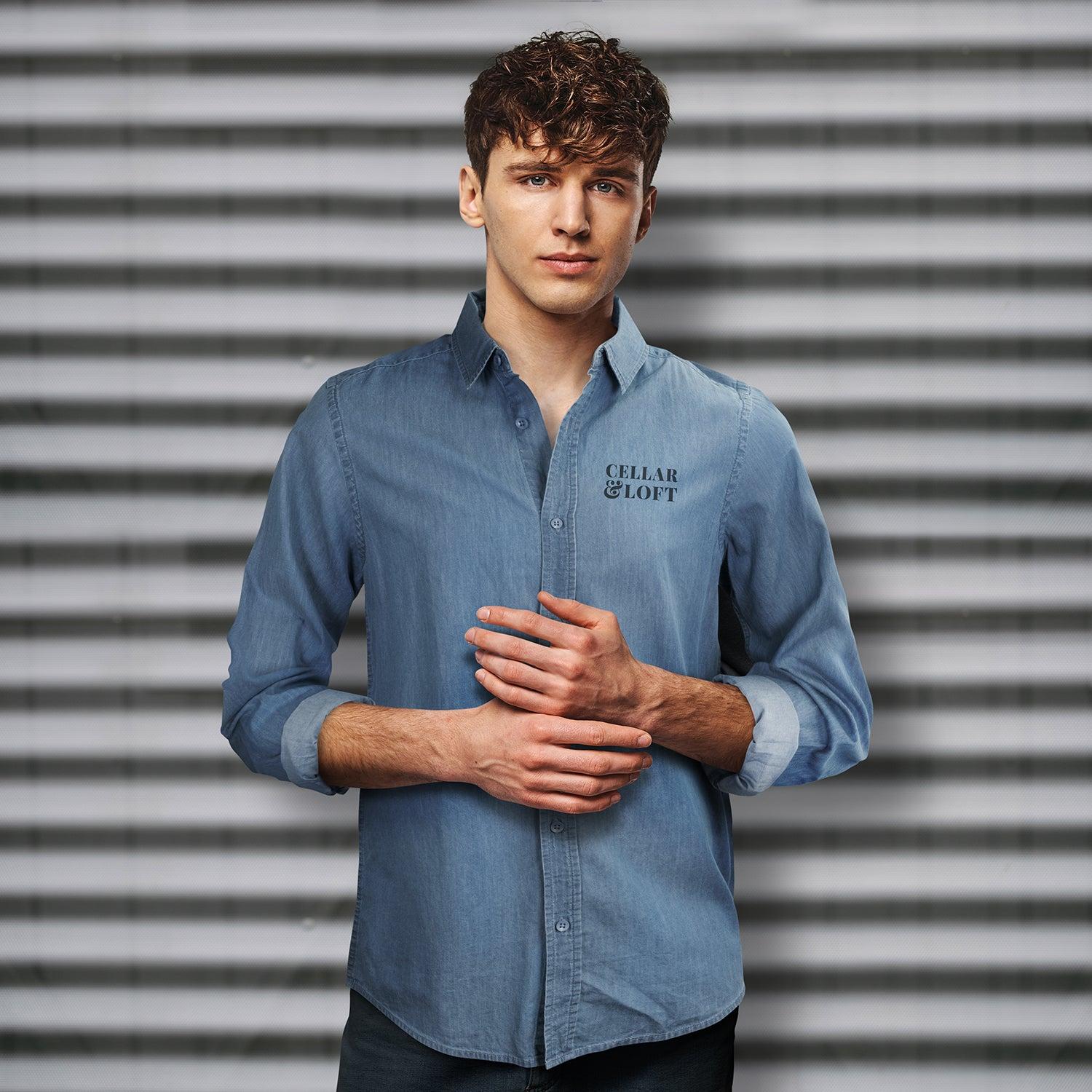 TRENDSWEAR Chester Men's Denim Shirt