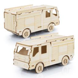 BRANDCRAFT Fire Truck Wooden Model