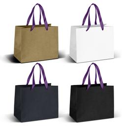 Medium Ribbon Handle Paper Bag